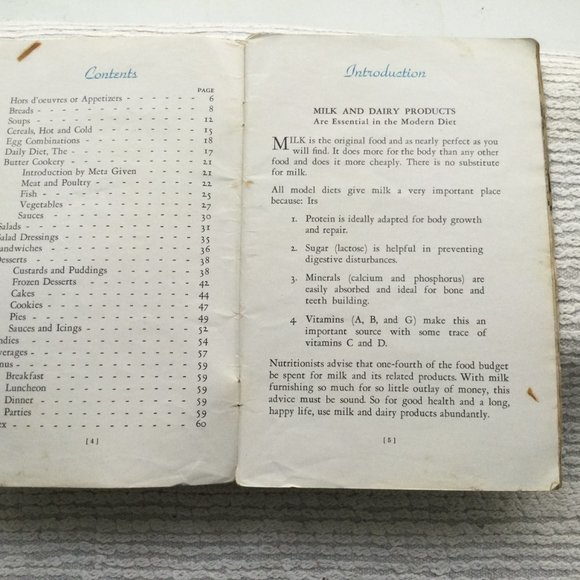 JEWISH KOSHER DAIRY COOKBOOK VINTAGE 1937 - Picture 6 of 8